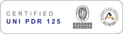 Certified UNI PDR 125 Accredia