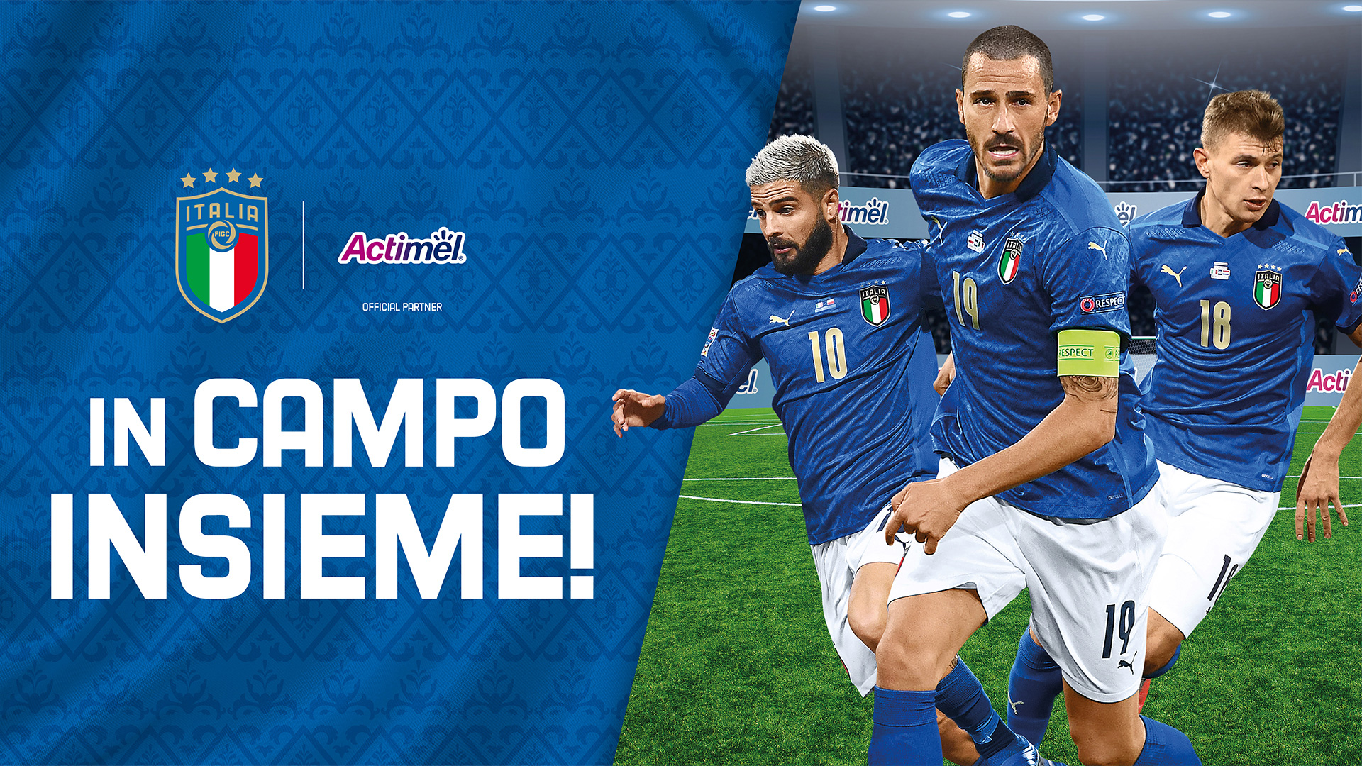 ACTIMEL, DANETTE and FIGC: a winning team!